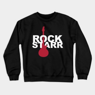 Electric guitar rock starr Crewneck Sweatshirt